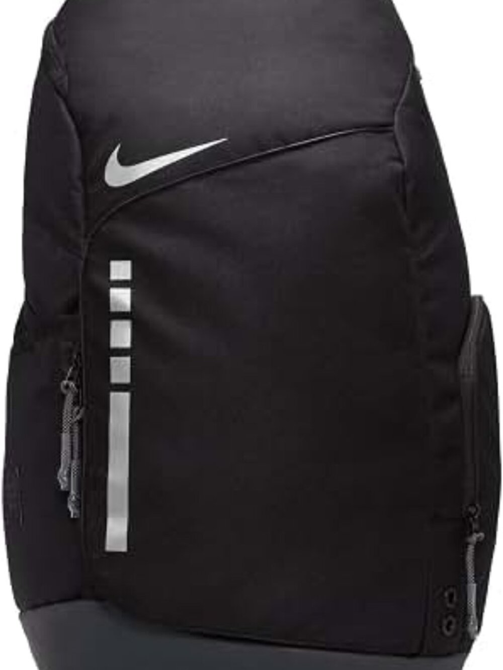 Nike Mens Hoops Elite Backpack, Black Anthracite and Metallic Silver